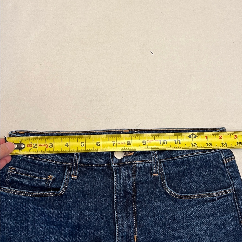L’AGENCE ABIGAIL FRENCH SLIM RIPPED SKINNY JEANS SIZE 28 - Picture 9 of 16